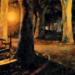 Jesen noću, ulje, 60x80, 2011